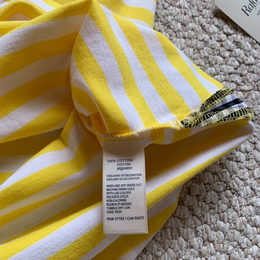 RAFAELLA - Weekend Striped  3/4 Sleeve Tee - NEW with Tag - Picture 9 of 9